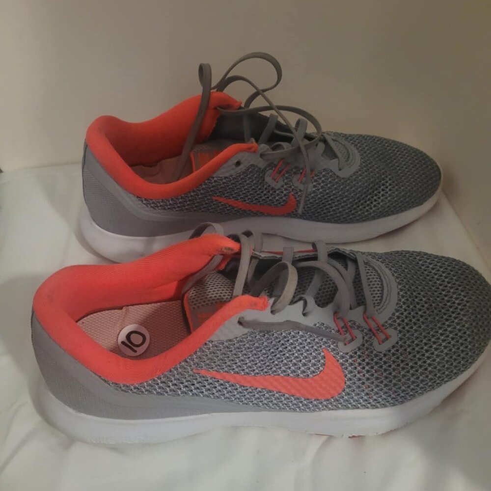 Nike Flex Trainer TR 7 898479-006 Gray Pink Womens Running Shoes Sneakers Size 1